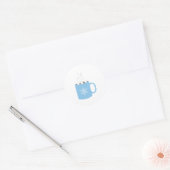Sticker Rond Chocolat chaud (Enveloppe)