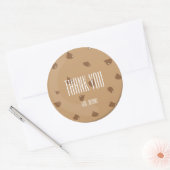 Sticker Rond Chocolat Chip COOKIE Anniversaire Fête Favoriser S (Enveloppe)