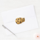 Sticker Rond Chocolat de biscuit (Enveloppe)