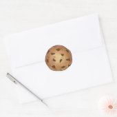Sticker Rond Chocolat frais Chip Boulangerie de biscuits Alimen (Enveloppe)