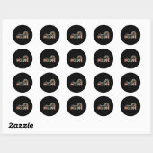 Sticker Rond Choisir D'Inclure L'Autisme Enseignant De L'Éducat (Feuille)