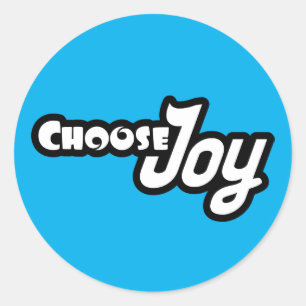 Sticker Rond Choisir la joie