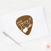 Sticker Rond Choisir l'autocollant Jesus (Enveloppe)