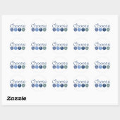 Sticker Rond Choisir les cercles de vie (Feuille)