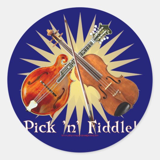 Sticker Rond Choisir 'n' Fiddle 2 (Devant)