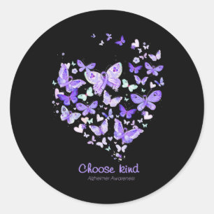 Sticker Rond Choisir Type Heimerheimer Sensibilisation Papillon