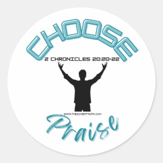 Sticker Rond Choisir une loupe