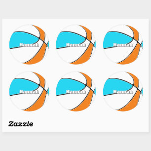 Sticker Rond choisissez TOUTES les couleurs d'équipe filles gar