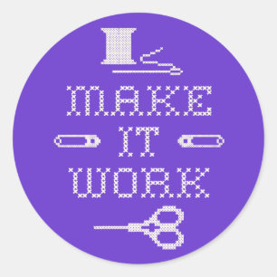 Sticker Rond Choisissez votre mode couleur Arrière - plan