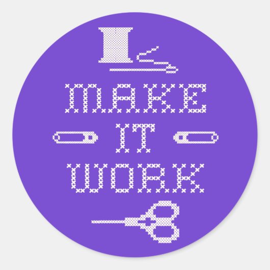 Sticker Rond Choisissez votre mode couleur Arrière - plan (Devant)