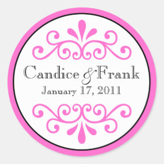 Sticker Rond Choisissez votre propre couleur Personnalisable Mo
