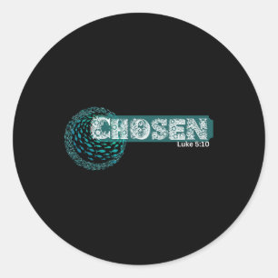 Sticker Rond Choix X Poisson Nager Contre X Verse Bible Actuel