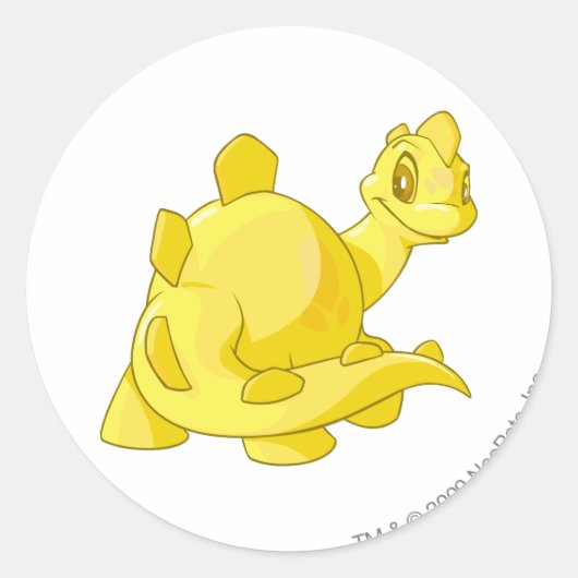 Sticker Rond Chomby Gold (Devant)