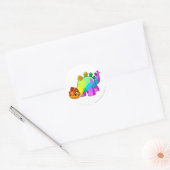 Sticker Rond Chomby Rainbow (Enveloppe)