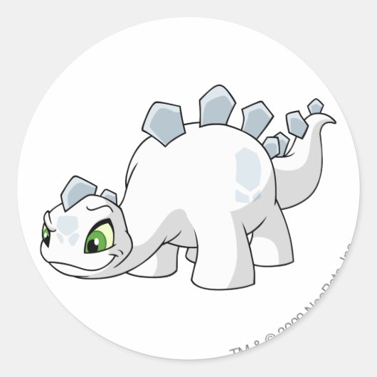 Sticker Rond Chomby White (Devant)