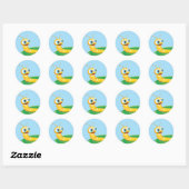 Sticker Rond Chomp the Grub :: (Feuille)