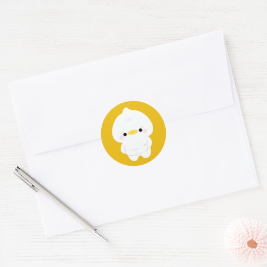 Sticker Rond Chonky Duck (Enveloppe)