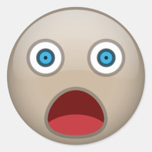 Sticker Rond Choqué