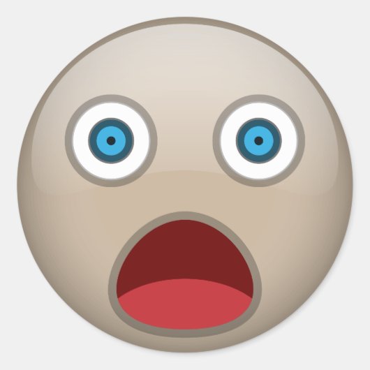 Sticker Rond Choqué (Devant)