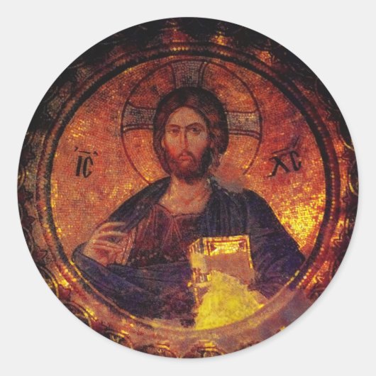 Sticker Rond Chora Christ (Devant)