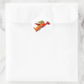 Sticker Rond Chorte et chaudière (Sac)