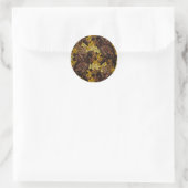 Sticker Rond Chouettes d'automne (Sac)