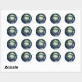 Sticker Rond Choux (Feuille)