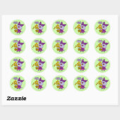 Sticker Rond Chowder et Kimchi (Feuille)