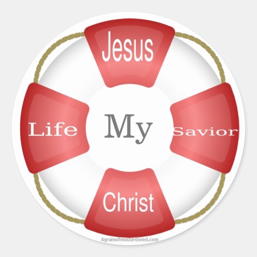 Sticker Rond chrétien (Devant)