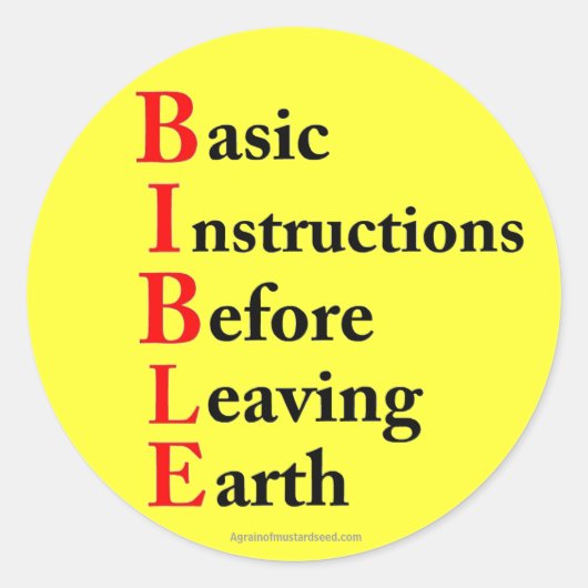 Sticker Rond chrétien (Devant)