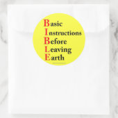 Sticker Rond chrétien (Sac)