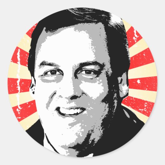 Sticker Rond CHRIS CHRISTIE PORTRAIT -.png (Devant)