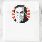 Sticker Rond CHRIS CHRISTIE PORTRAIT -.png (Sac)