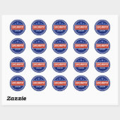 Sticker Rond Chris Murphy pour Président 2028 (Feuille)