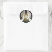 Sticker Rond Christ Gardé par les Anges par William Blake (Sac)