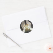 Sticker Rond Christ Gardé par les Anges par William Blake (Enveloppe)