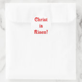 Sticker Rond Christ ressuscité (Sac)