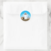 Sticker Rond Christ ressuscité (Sac)
