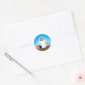 Sticker Rond Christ ressuscité (Enveloppe)