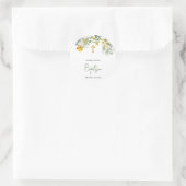 Sticker Rond Christening Baptême Favoriser Garçon Fille (Sac)