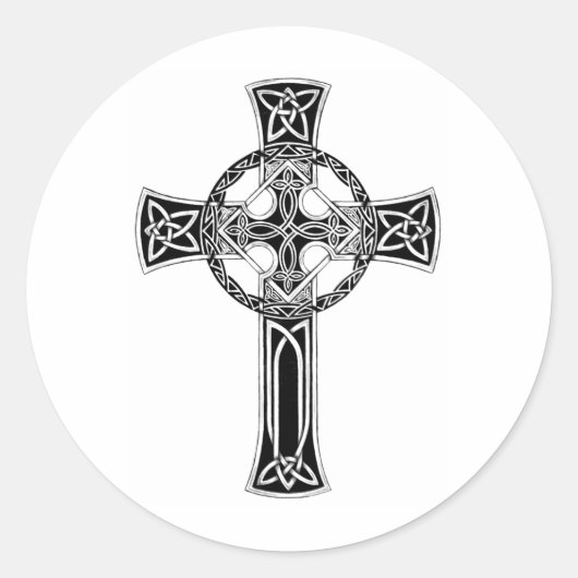 Sticker Rond Christian Cross Produits (Devant)