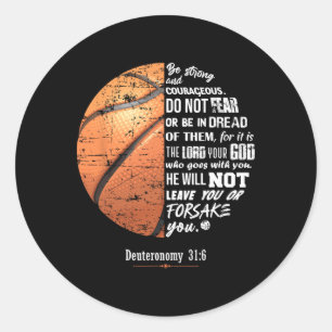 Sticker Rond Christian Sketll Deuteronomy Bible Sketll