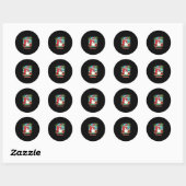 Sticker Rond christmas (3) (Feuille)