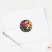 Sticker Rond Christmas art (Enveloppe)