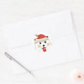 Sticker Rond Christmas Bear (Enveloppe)