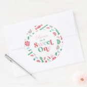 Sticker Rond Christmas Candy Sweet Un premier anniversaire (Enveloppe)