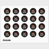 Sticker Rond Christmas Matching The Hipe Reindeer Family  (Feuille)