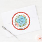 Sticker Rond Christmas Treat Quelqu'un de sucré (Enveloppe)