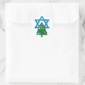 Sticker Rond christmukkah hanoukka (Sac)