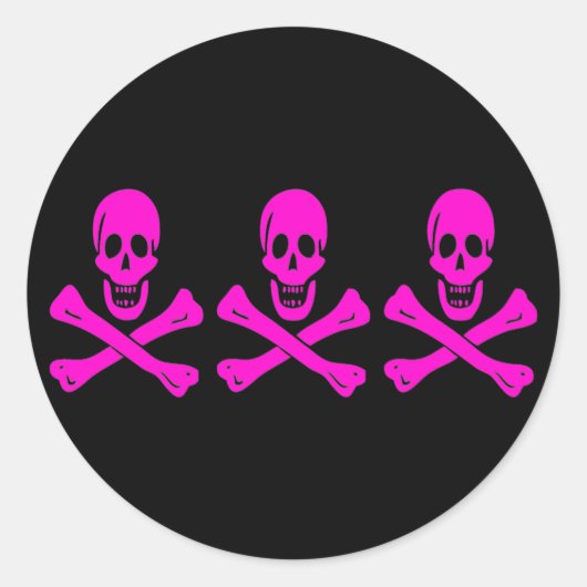 Sticker Rond Christopher Condent-Pink (Devant)